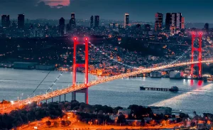 جاهای دیدنی استانبول در شب 4 پل بسفر